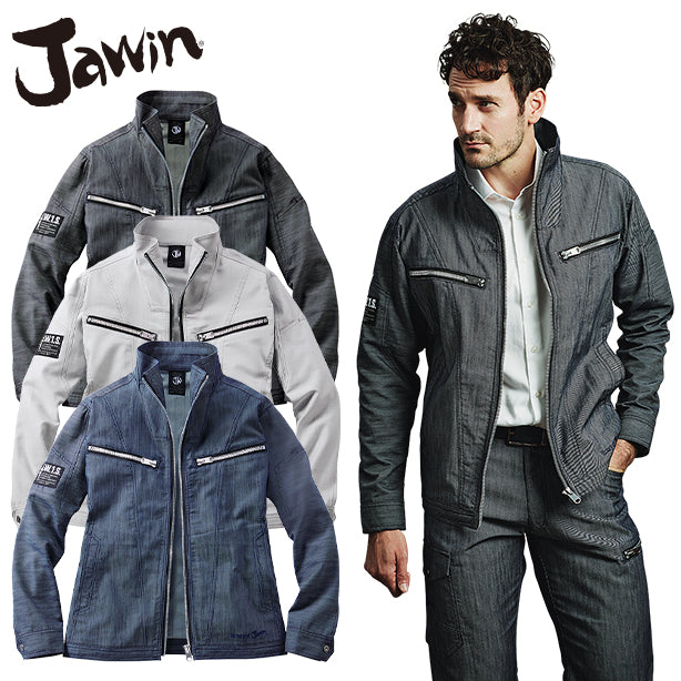 JAWIN 53400ストレッチ長袖ジャンパー【秋冬】