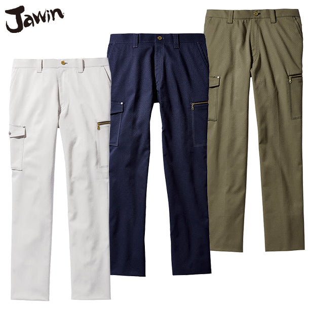 JAWIN 53102 ストレッチノータックカーゴパンツ【秋冬】