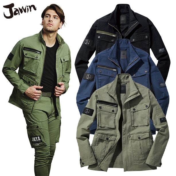 JAWIN 53500ストレッチ長袖ジャンパー【秋冬】