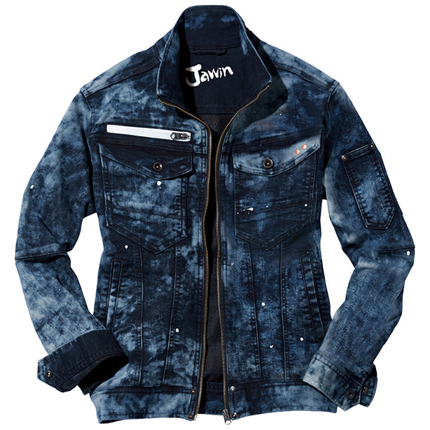 JAWIN 52900 ストレッチデニムジャンパー【秋冬】