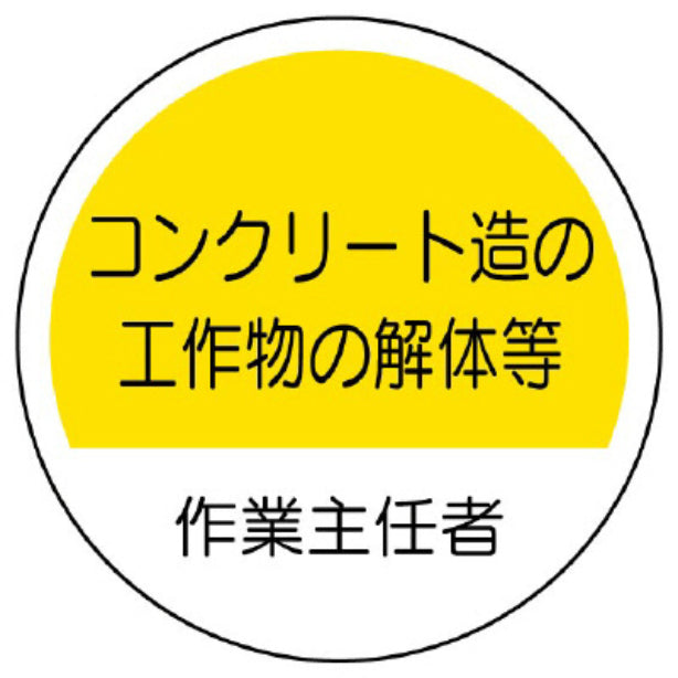 コンクリート造の工作物の解体等作業主任者[UNT]