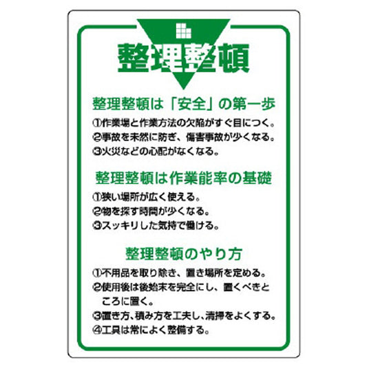 管理表示板 整理整頓