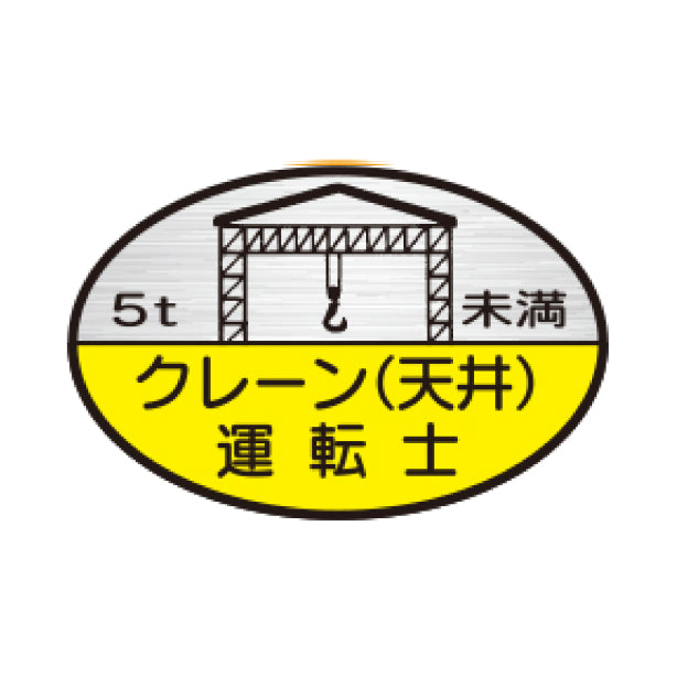 クレーン（天井）運転士5t未満 TK-反射