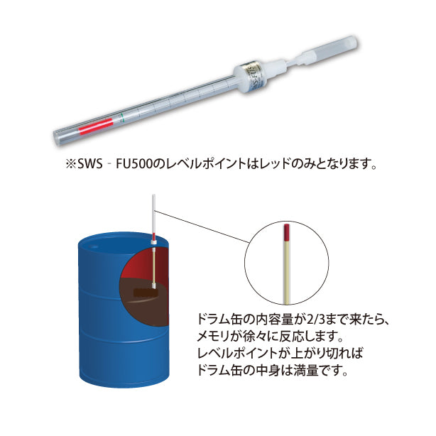 ドラム缶専用満量計SWS-FU500